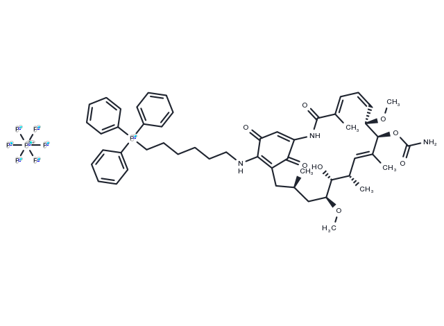 TargetMol Chemical Structure Gamitrinib TPP hexafluorophosphate