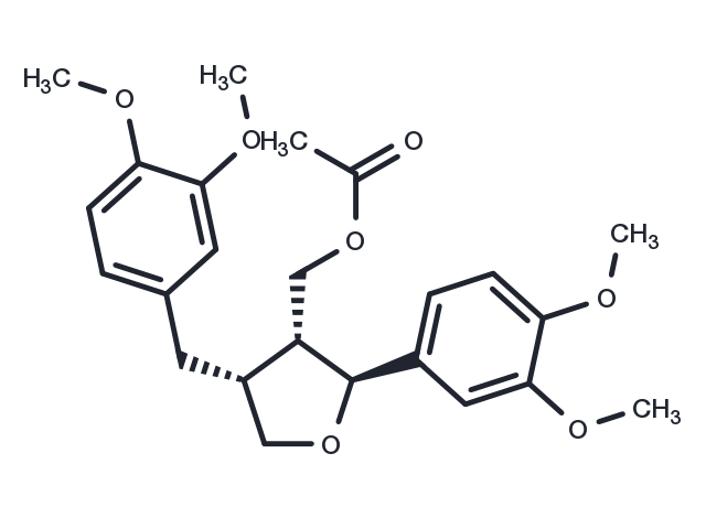 TargetMol Chemical Structure 9-O-Acetyl-4,4'-di-O-methyllariciresinol
