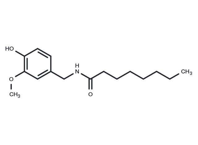 N-Vanillyloctanamide Chemical Structure