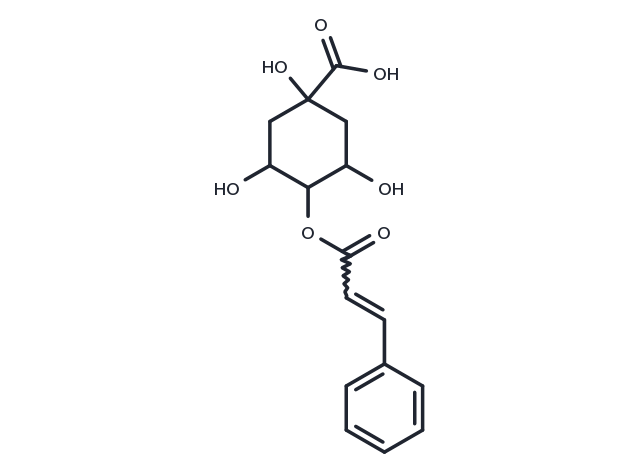 TargetMol Chemical Structure 4-O-Cinnamoylquinic acid