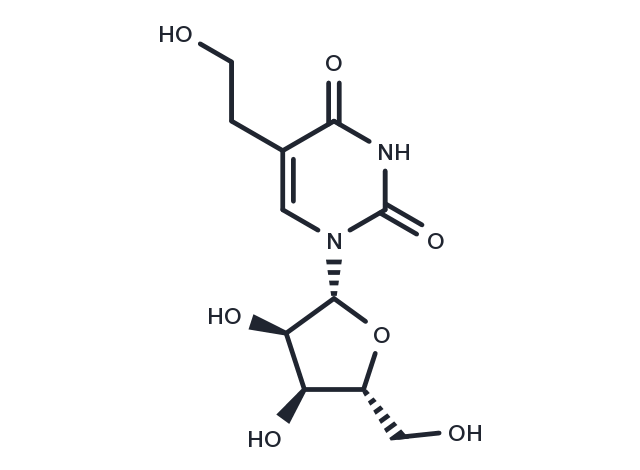5-(2-Hydroxyethyl)uridine Chemical Structure