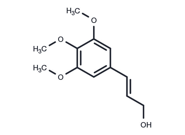 TargetMol Chemical Structure 3,4,5-Trimethoxycinnamyl alcohol