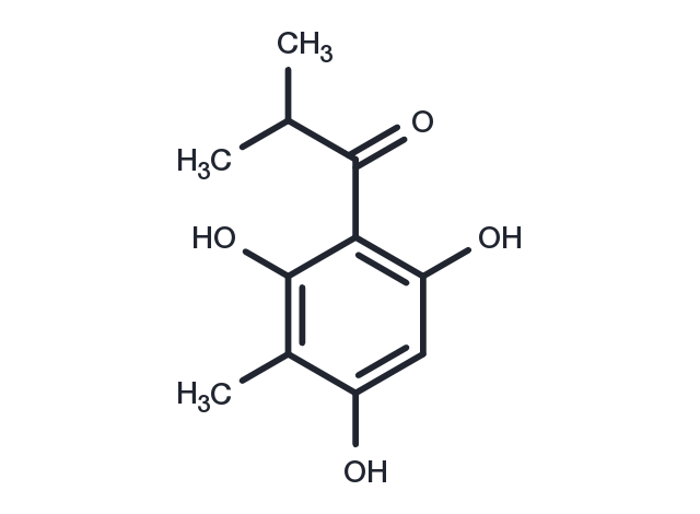 TargetMol Chemical Structure 2-Methyl-4-isobutyrylphloroglucinol