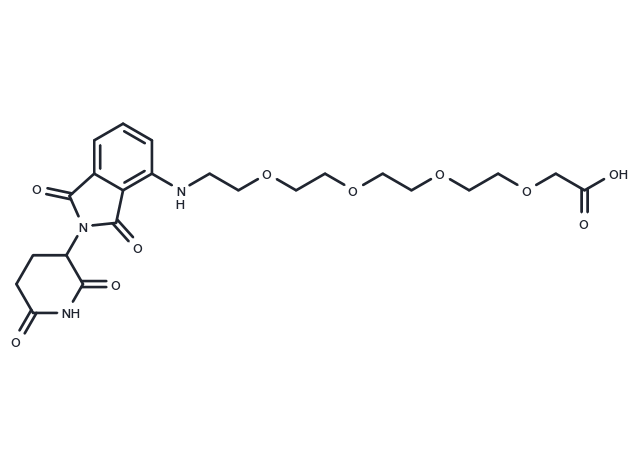 TargetMol Chemical Structure Pomalidomide-PEG4-C-COOH