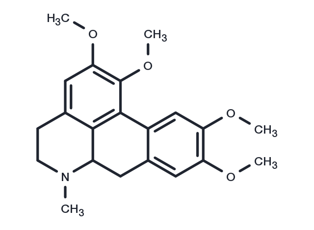 2,3,5,6-Tetramethoxyaporphine Chemical Structure
