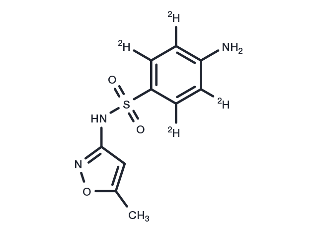 Sulfamethoxazole-d4 Chemical Structure