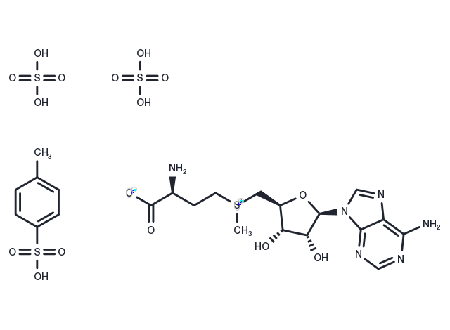 TargetMol Chemical Structure S-Adenosyl-L-methionine disulfate tosylate