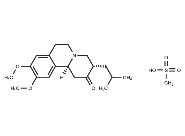 Tetrabenazine methanesulfonate Chemical Structure