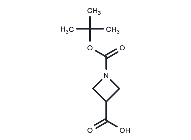 1-Boc-azetidine-3-carboxylic acid Chemical Structure
