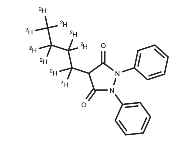 Phenylbutazone-d9 Chemical Structure