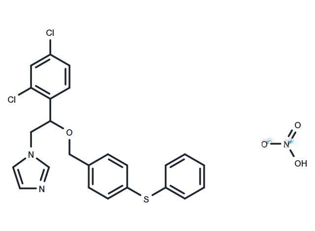 Fenticonazole Nitrate Chemical Structure