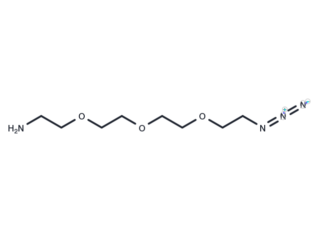 Amino-PEG3-C2-Azido Chemical Structure