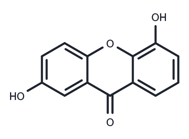TargetMol Chemical Structure 2,5-Dihydroxyxanthone