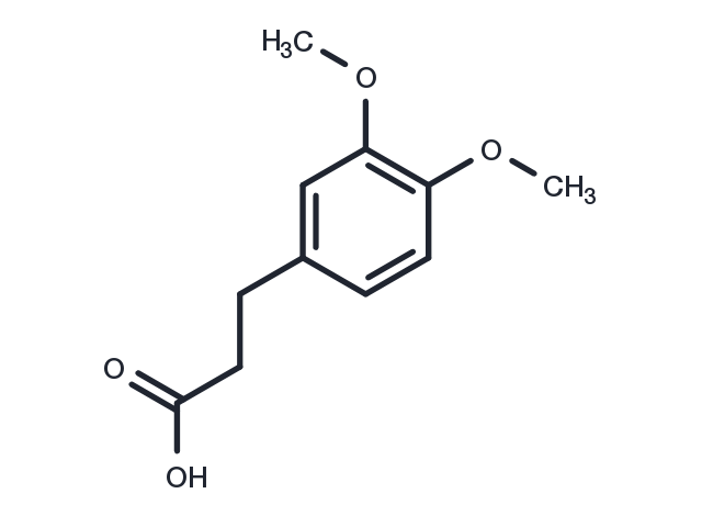 TargetMol Chemical Structure 3-(3,4-Dimethoxyphenyl)propanoic acid