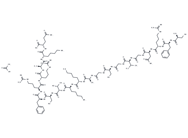 TargetMol Chemical Structure Neuropeptide S (Mouse) acetate