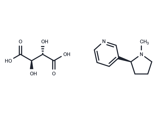 Nicotine tartrate Chemical Structure