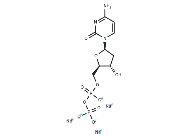 2'-Deoxycytidine-5'-diphosphate trisodium Chemical Structure