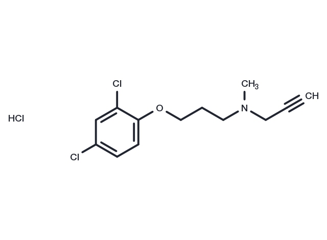 Clorgyline hydrochloride Chemical Structure