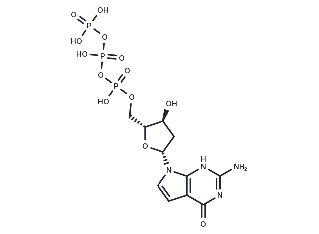 TargetMol Chemical Structure 7-Deaza-2′-deoxyguanosine 5′-triphosphate