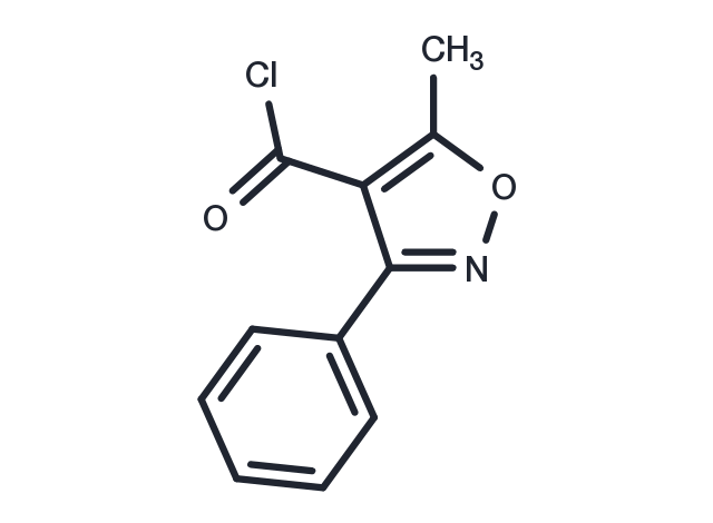 5-Methyl-3-phenylisoxazole-4-carbonyl chloride Chemical Structure
