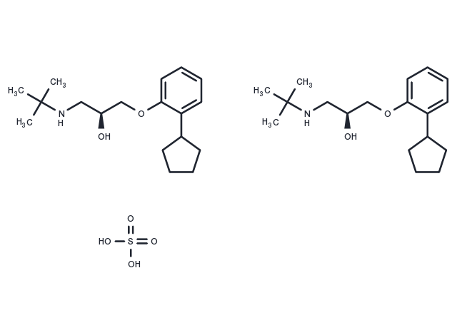 TargetMol Chemical Structure Penbutolol sulfate