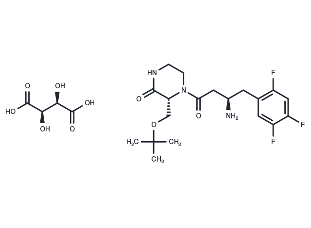 TargetMol Chemical Structure Evogliptin tartrate