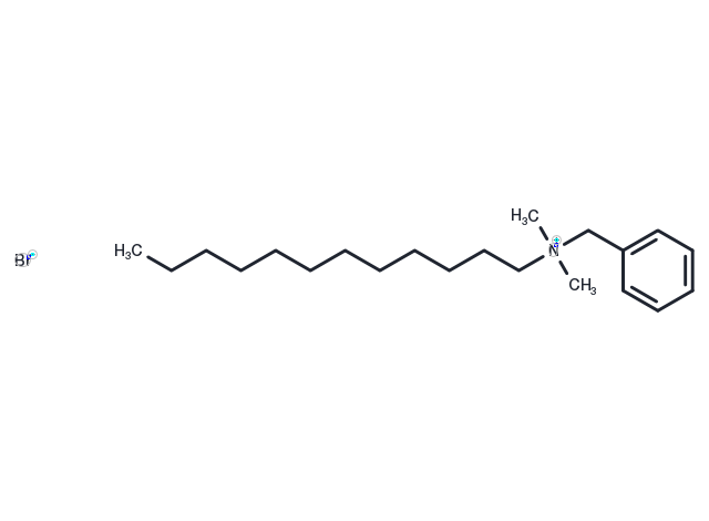 Benzyldodecyldimethylammonium bromide Chemical Structure