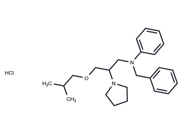 TargetMol Chemical Structure Bepridil hydrochloride
