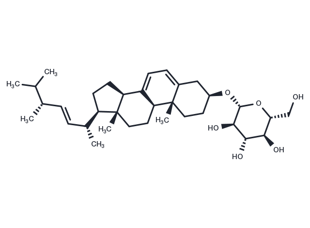 Ergosterol glucoside Chemical Structure