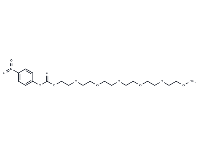 TargetMol Chemical Structure m-PEG7-4-nitrophenyl carbonate