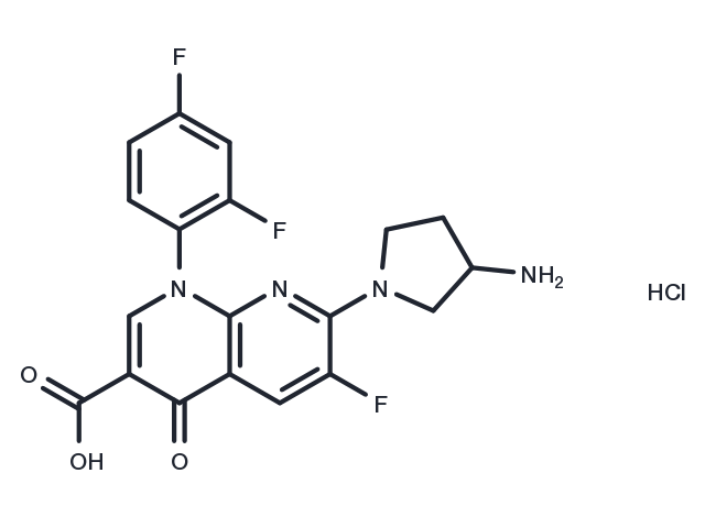 Tosufloxacin hydrochloride Chemical Structure