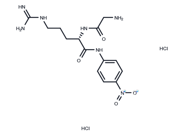 TargetMol Chemical Structure H-Gly-Arg-pNA dihydrochloride