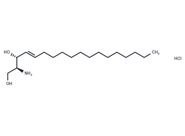 D-erythro-Sphingosine hydrochloride Chemical Structure