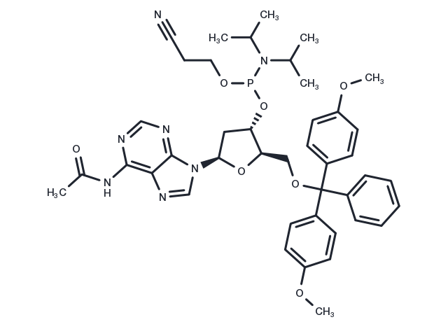 Ac-dA Phosphoramidite Chemical Structure