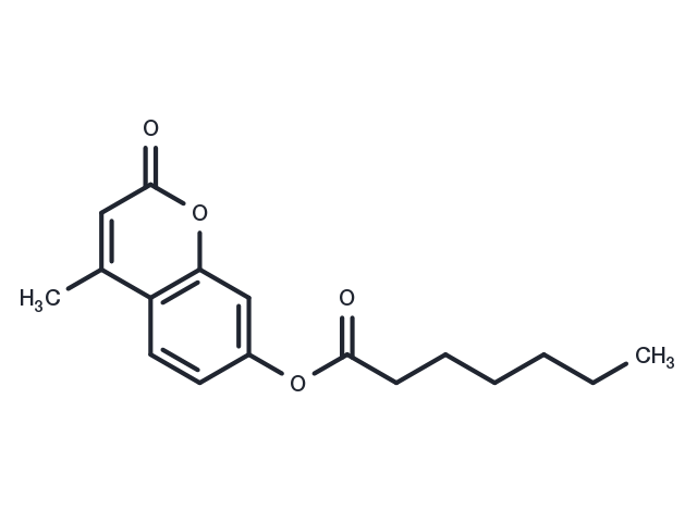 TargetMol Chemical Structure 4-Methylumbelliferyl heptanoate