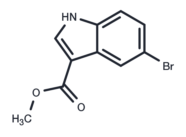 5-Bromo-1H-Indole-3-Carboxylic Acid Methyl Ester Chemical Structure