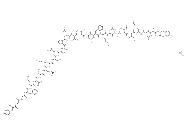 TargetMol Chemical Structure β-Endorphin (1-27) (human) acetate