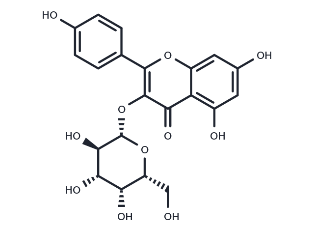 TargetMol Chemical Structure Kaempferol 3-O-β-D-galactopyranoside