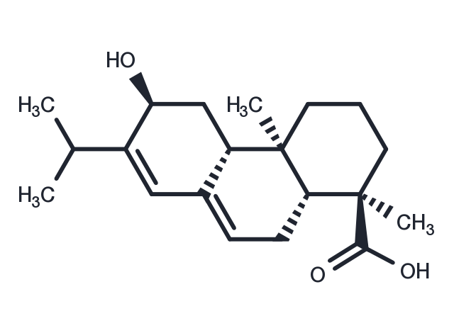 12-Hydroxyabietic acid Chemical Structure