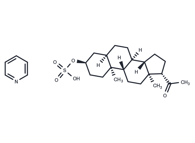 TargetMol Chemical Structure Pregnanolone sulfate (pyridinium)