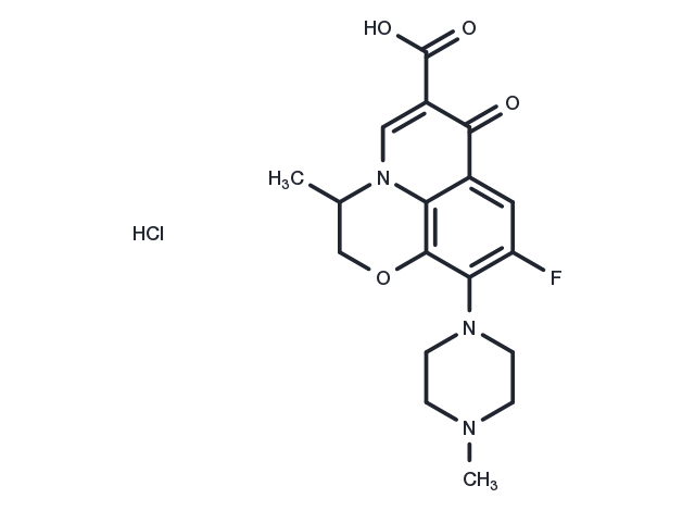 Ofloxacin HCl Chemical Structure