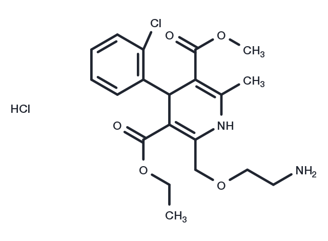 Amlodipine hydrochloride Chemical Structure