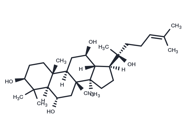 (20S)-Protopanaxatriol Chemical Structure