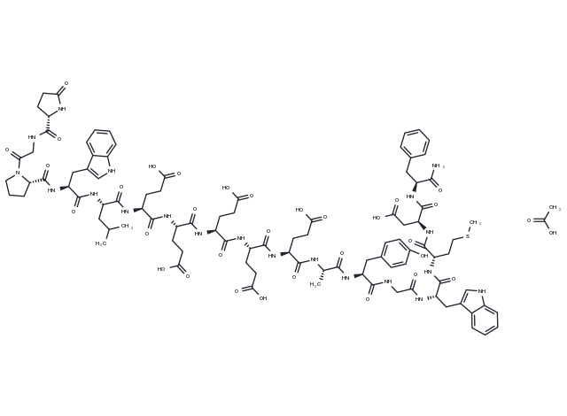 TargetMol Chemical Structure Gastrin I (human) acetate