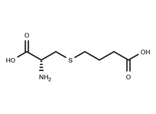 S-(3-Carboxypropyl)-L-cysteine Chemical Structure