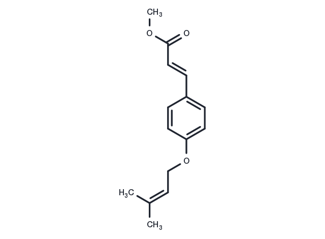 TargetMol Chemical Structure Methyl 4-prenyloxycinnamate