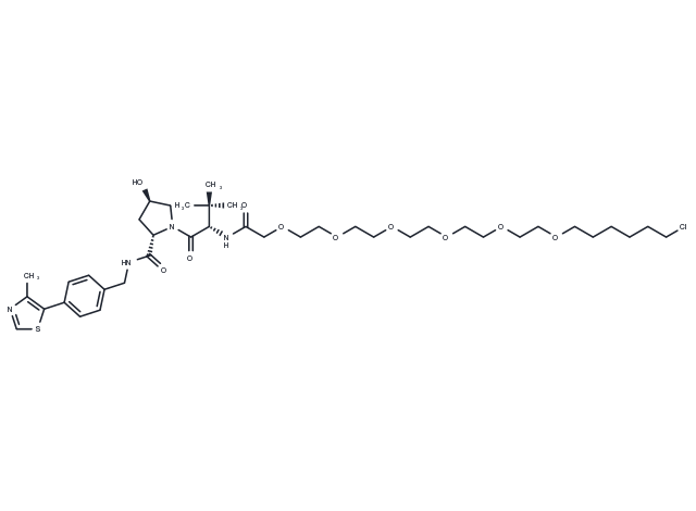 TargetMol Chemical Structure (S,R,S)-AHPC-PEG6-C4-Cl
