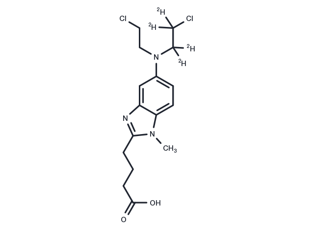 Bendamustine D4 Chemical Structure