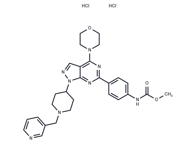WYE-687 dihydrochloride Chemical Structure