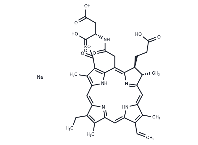 Talaporfin sodium Chemical Structure